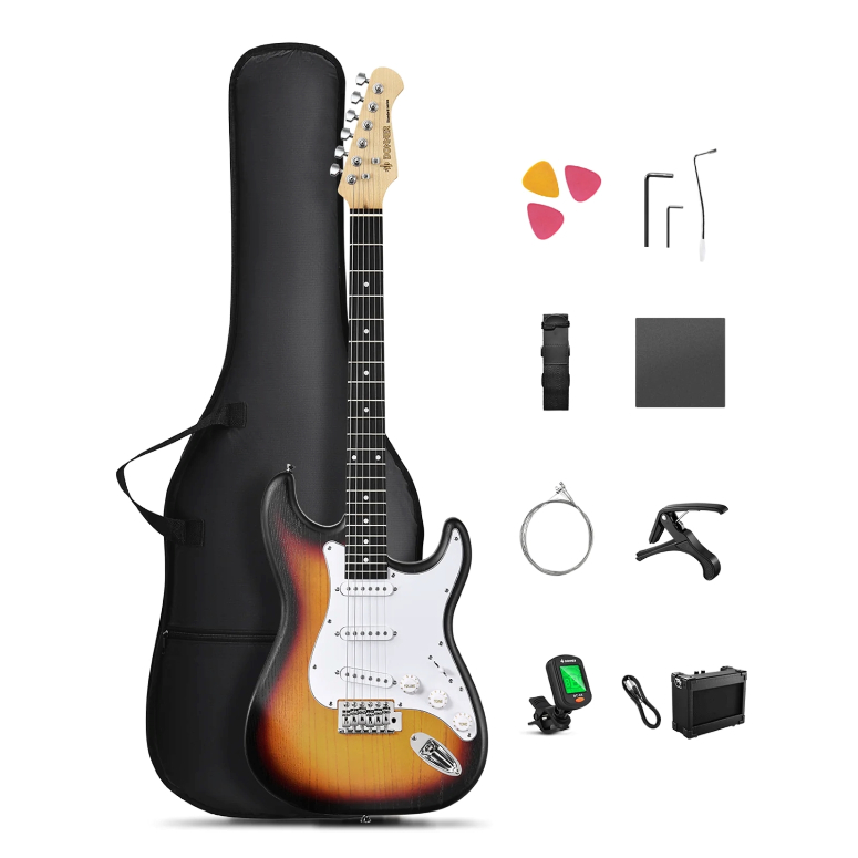 Pack Guitarra Electrica DST-80 Sunburst 