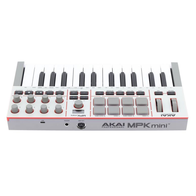 Controlador Midi MPK Mini IV Wh-2