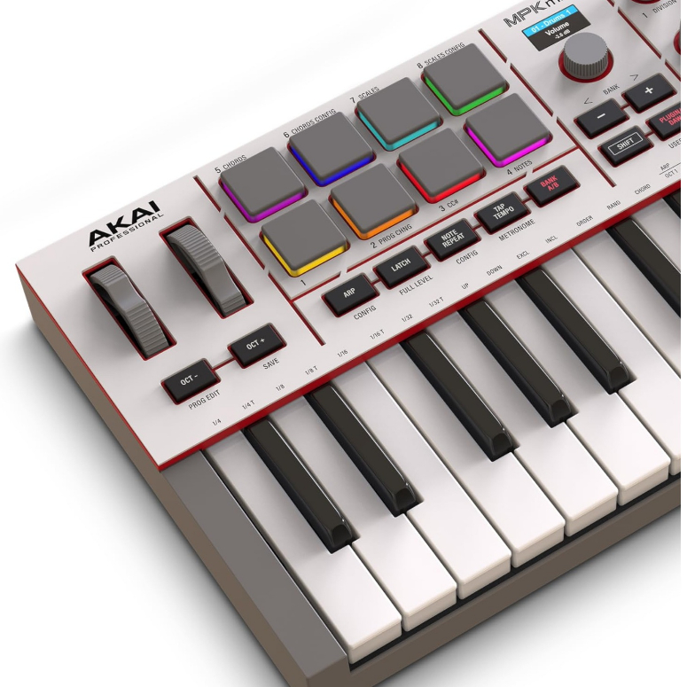 Controlador Midi MPK Mini IV Wh-4