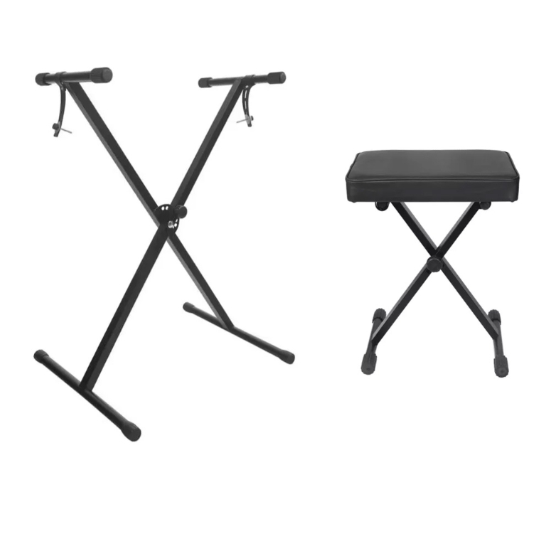 Pack de Atril Y Banqueta Para Teclado Q90B-Q1X