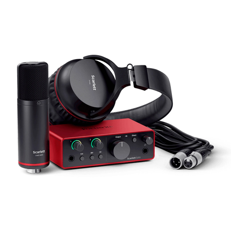 Pack interfaz de audio Studio Solo 4th