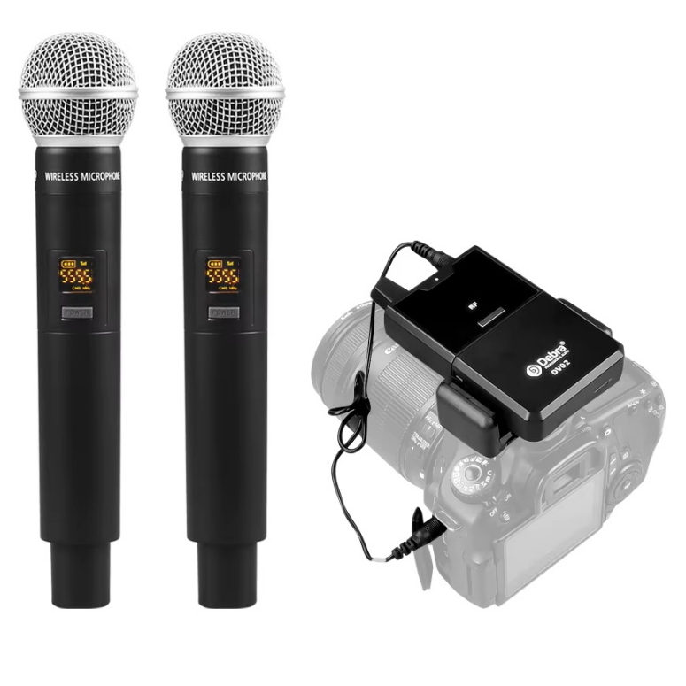 Microfono Inalambrico para entrevistas DV-02H -2