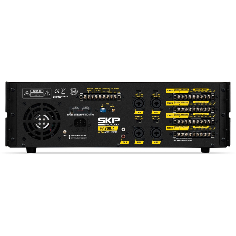 Amplificador de Megafonia PA 900.4-1